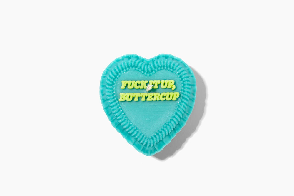 Fuck It Up Buttercup Heart Candle
