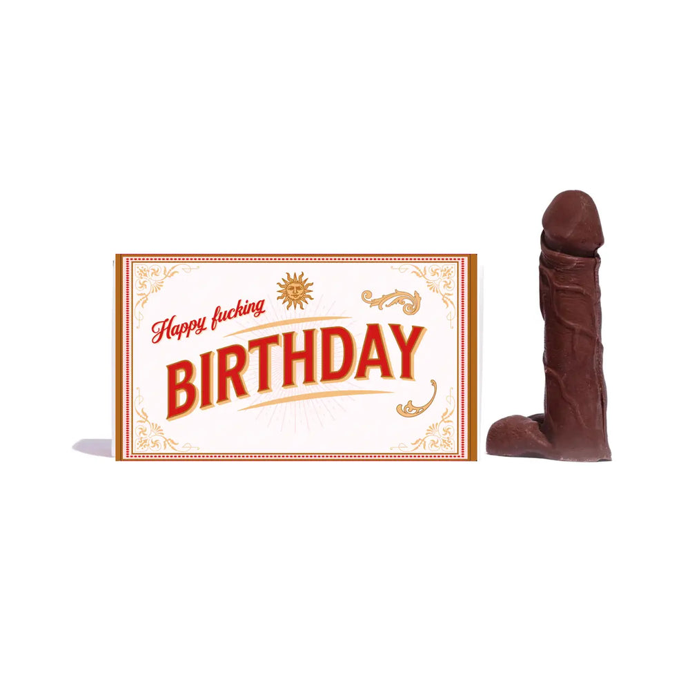 Happy Fucking Birthday Chocolate Dick