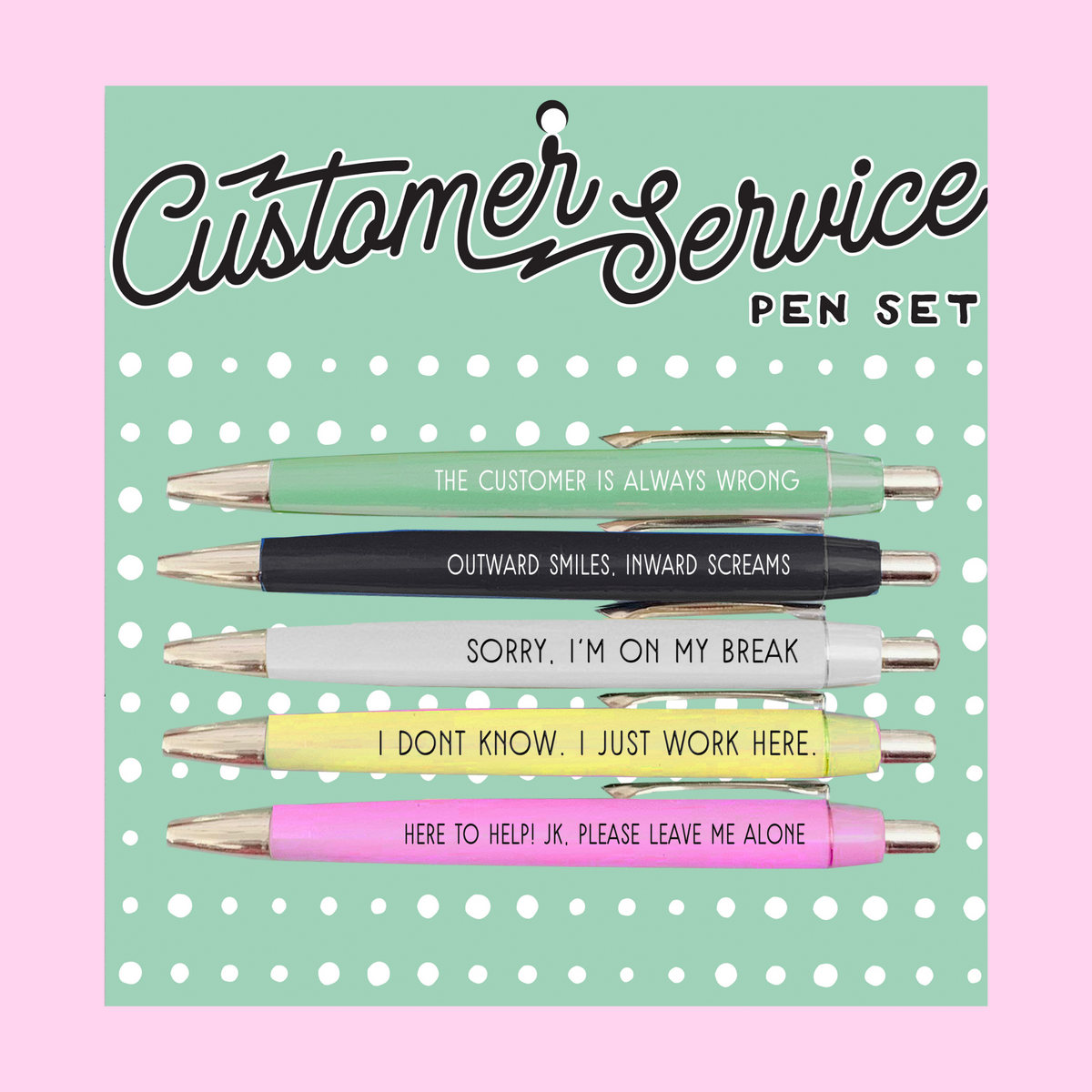 Customer Service Pen Set - Fun Club – FRIVVY