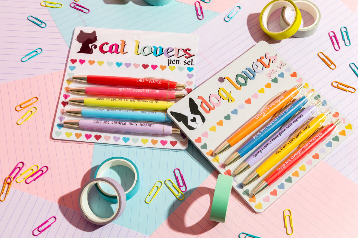 Cat Lovers Pen Set – Rhonda World