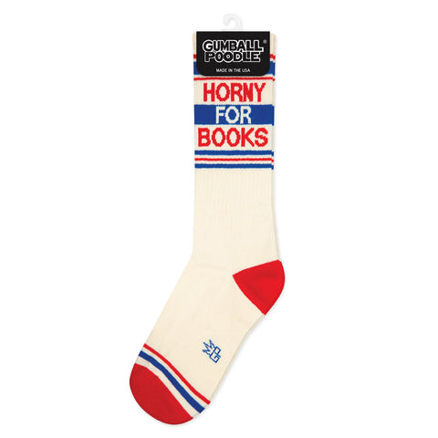 Horny For Books Socks