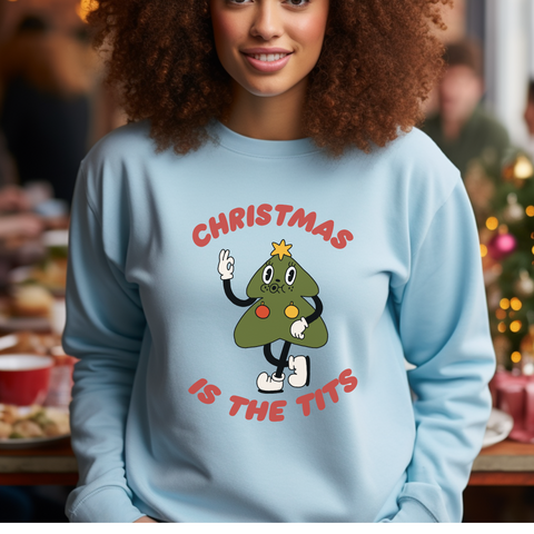 Christmas Is The Tits Sweatshirt