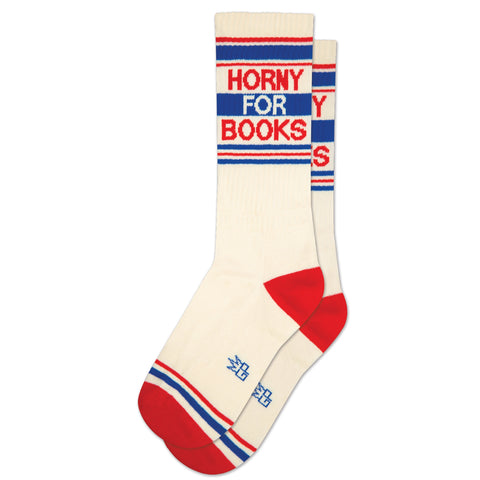 Horny For Books Socks