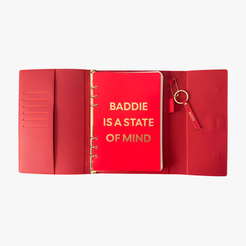 Baddie Is A State Of Mind Vegan Leather Journal Folio