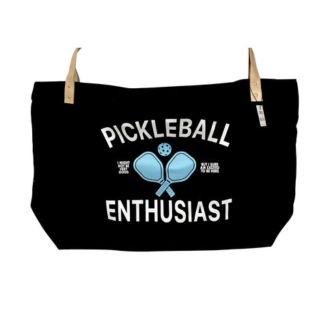 Pickleball Enthusiast Extra Large Tote Bag