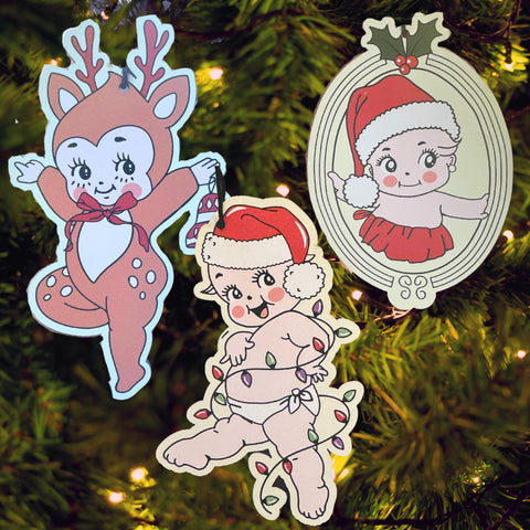 Kewpie Baby Ornaments