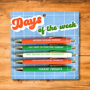 Days Of The Week Pen Collection – Eleven-03