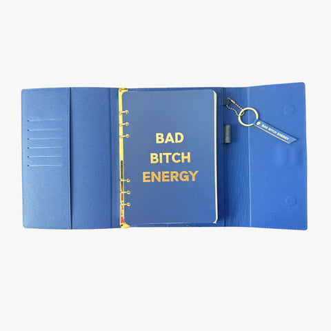 Bad Bitch Energy Vegan Leather Journal Folio