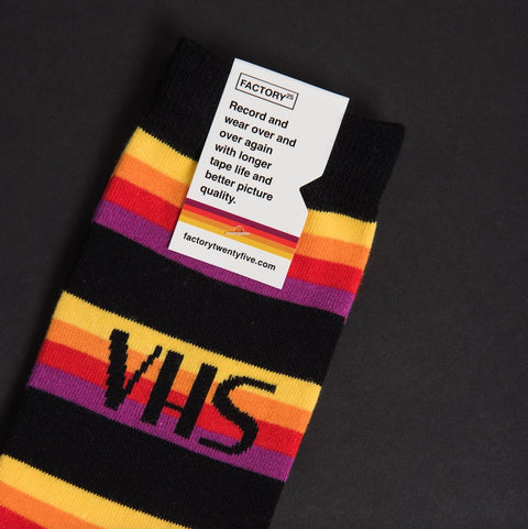 VHS Tape Socks