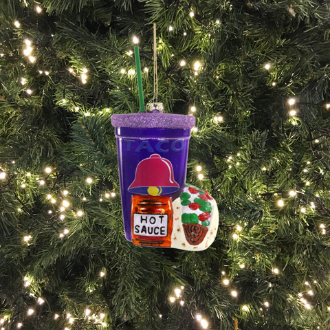 Fast Food Taco Ornament