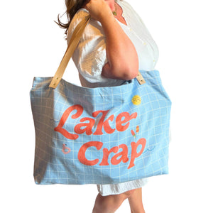 
            
                Load image into Gallery viewer, Lake Crap Extra Large Tote Bag
            
        