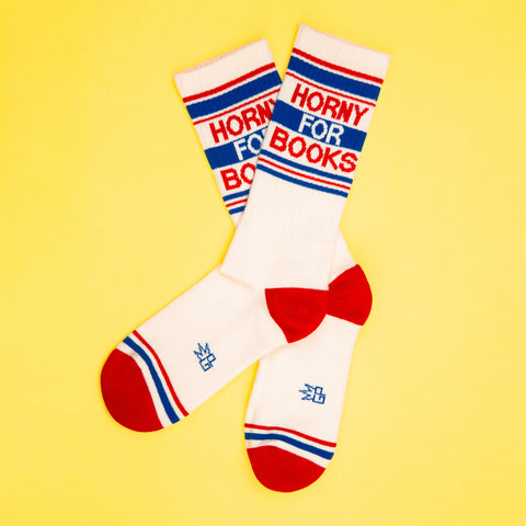 Horny For Books Socks