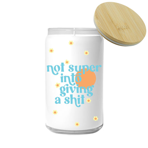 Not Super Into Giving A Shit Candle