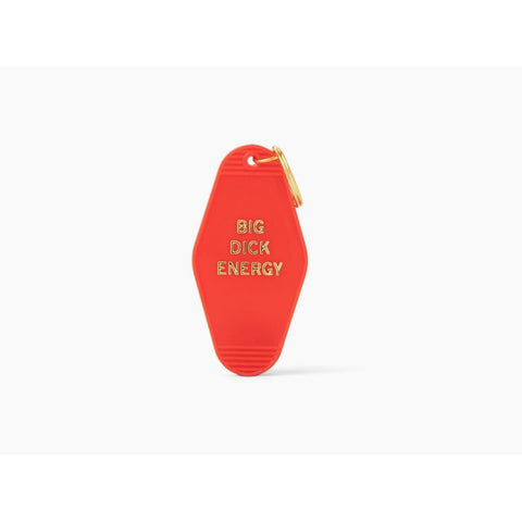 Big Dick Energy Motel Style Keychain in Red