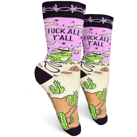 Fuck All Y'all Crew Socks