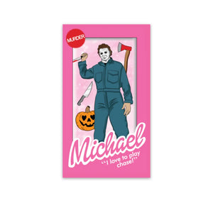 
            
                Load image into Gallery viewer, Michael + Barbie Crossover Halloween Sticker
            
        