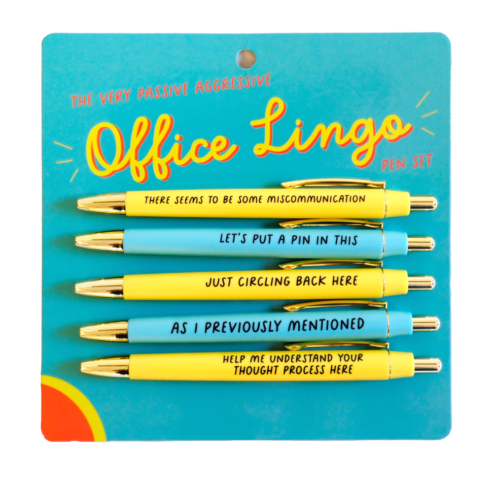 
            
                Load image into Gallery viewer, The (Very Passive Aggressive) Office Lingo Pen Set
            
        