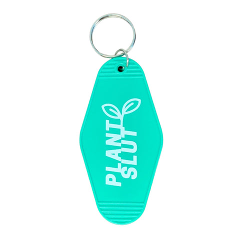 Plant Slut Leaf Motel Style Keychain 🌿