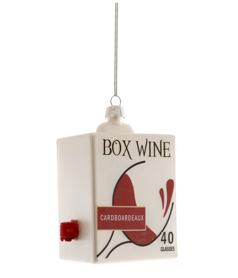 Boxed Wine Ornament