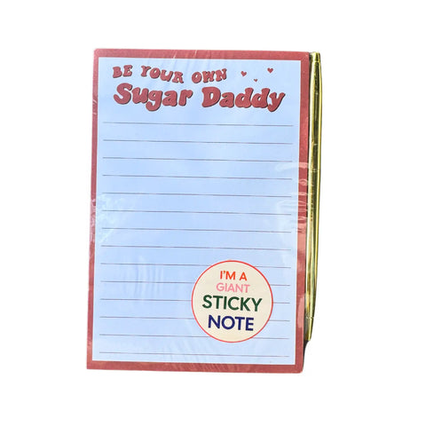 Be Your Own Sugar Daddy Notepad