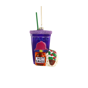Fast Food Taco Ornament