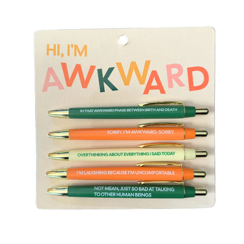 Hi, I'm Awkward Pen Set