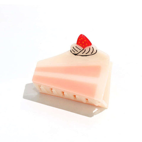 Midi Cake Slice Hair Claw Clip