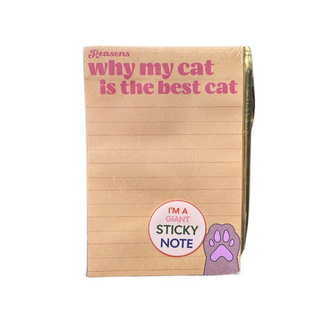 Reasons Why My Cat Is The Best Cat Notepad