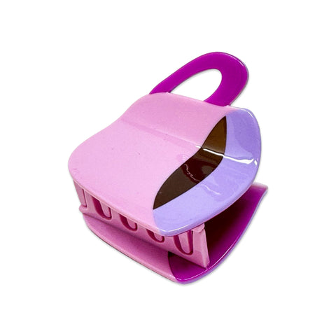 Midi Coffee Cup Hair Claw Clip