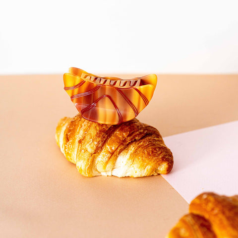 Large Croissant Hair Claw Clip