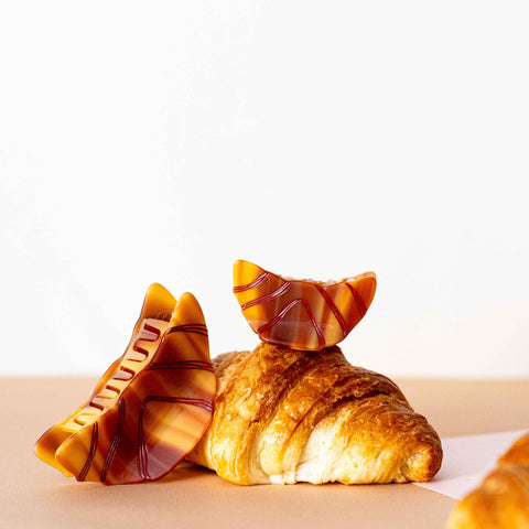 Large Croissant Hair Claw Clip