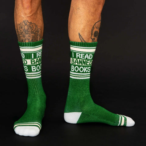 I Read Banned Books Socks