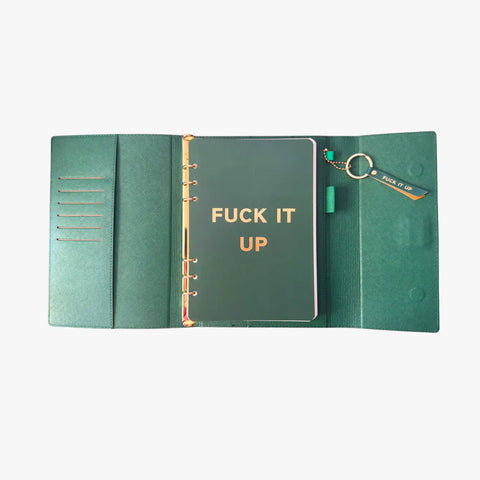 Fuck It Up Vegan Leather Journal Folio