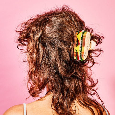 Large Deli Sandwich Hair Claw Clip