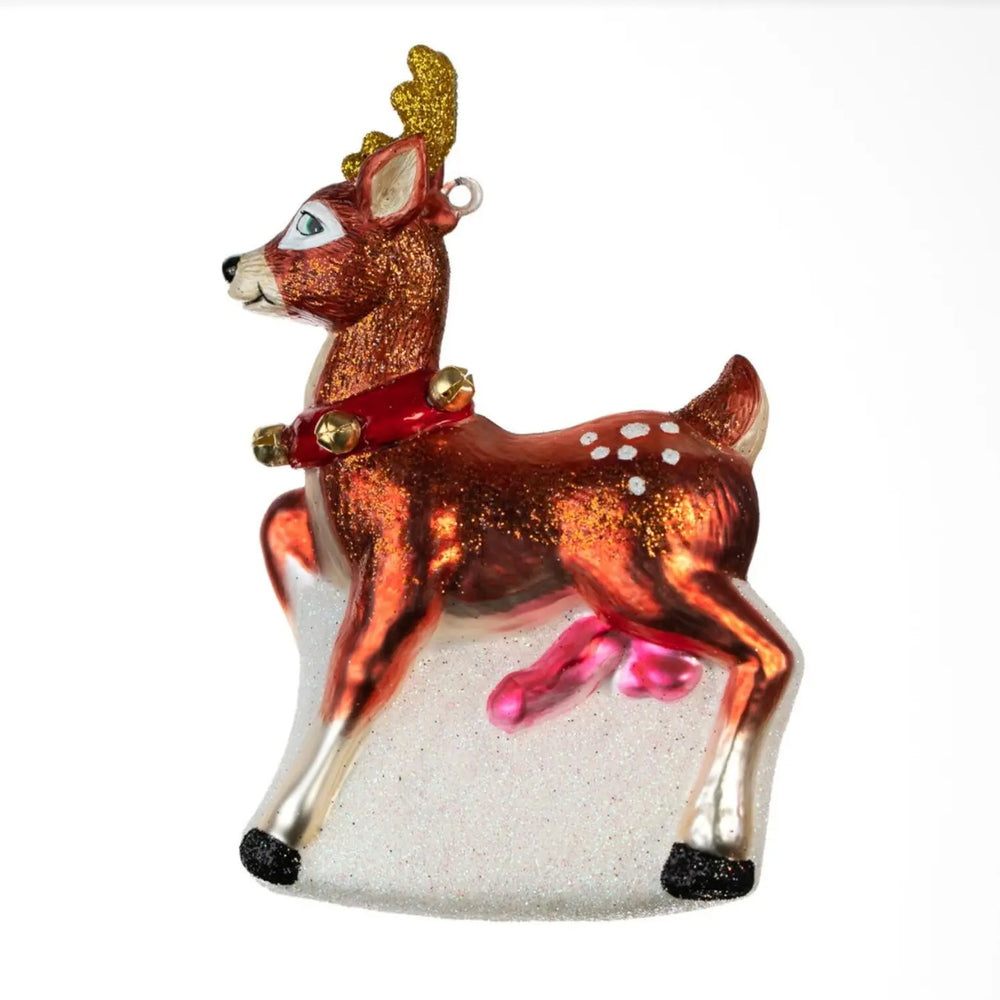 Red Rocket Reindeer Ornament