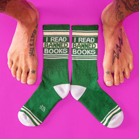 I Read Banned Books Socks