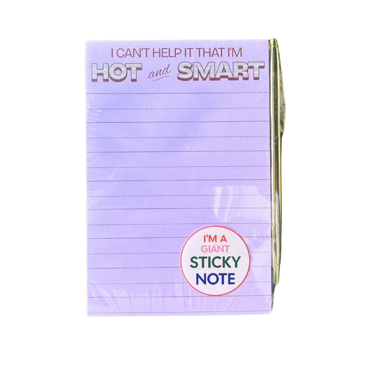 I Can't Help It That I'm Hot and Smart Notepad