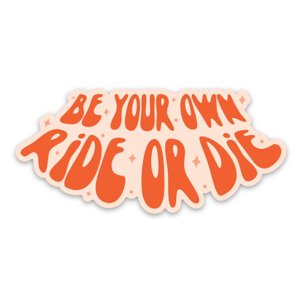 
            
                Load image into Gallery viewer, Be Your Own Ride Or Die Sticker
            
        