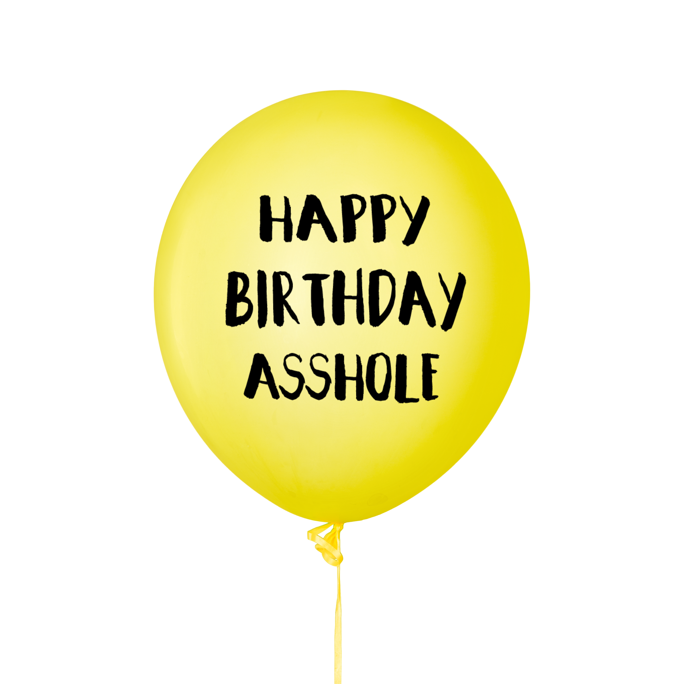 Happy Birthday Asshole Balloon