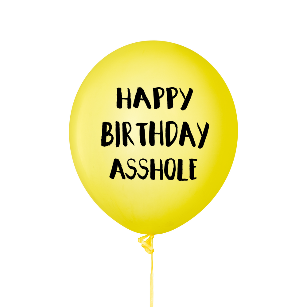
            
                Load image into Gallery viewer, Happy Birthday Asshole Balloon
            
        