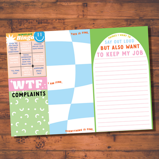 Work Sucks Notepad Set