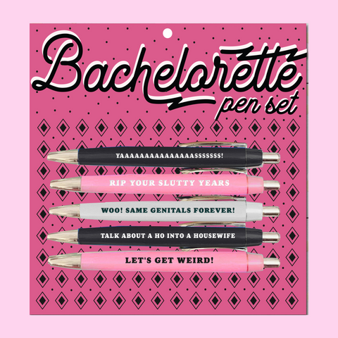 Bachelorette Pen Set