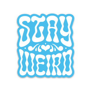 
            
                Load image into Gallery viewer, Stay Weird Sticker
            
        