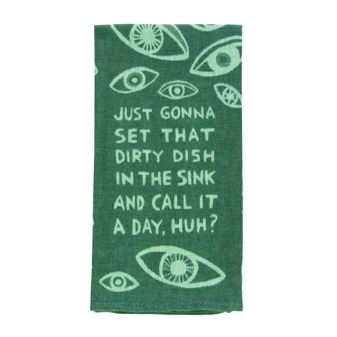 Dish In The Sink Dish Towel