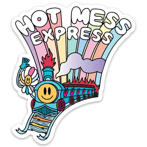 Hot Mess Express Sticker