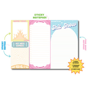 Welcome To The Shit Show Notepad Set