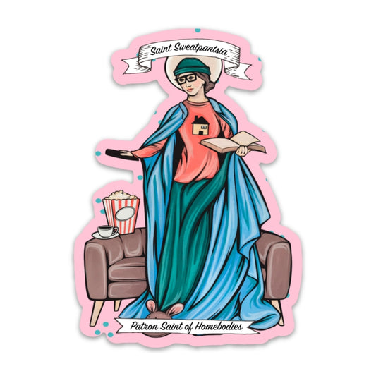 Saint Sweatpantsia Sticker