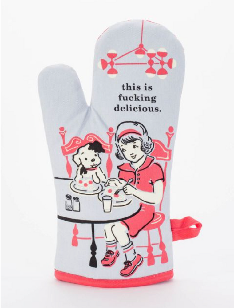 This is Fucking Delicious Oven Mitt