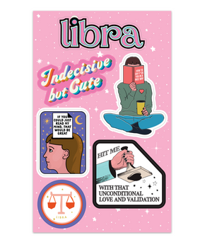 Libra Astrological Sticker Sheet