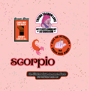
            
                Load image into Gallery viewer, Scorpio Astrological Sticker Sheet
            
        